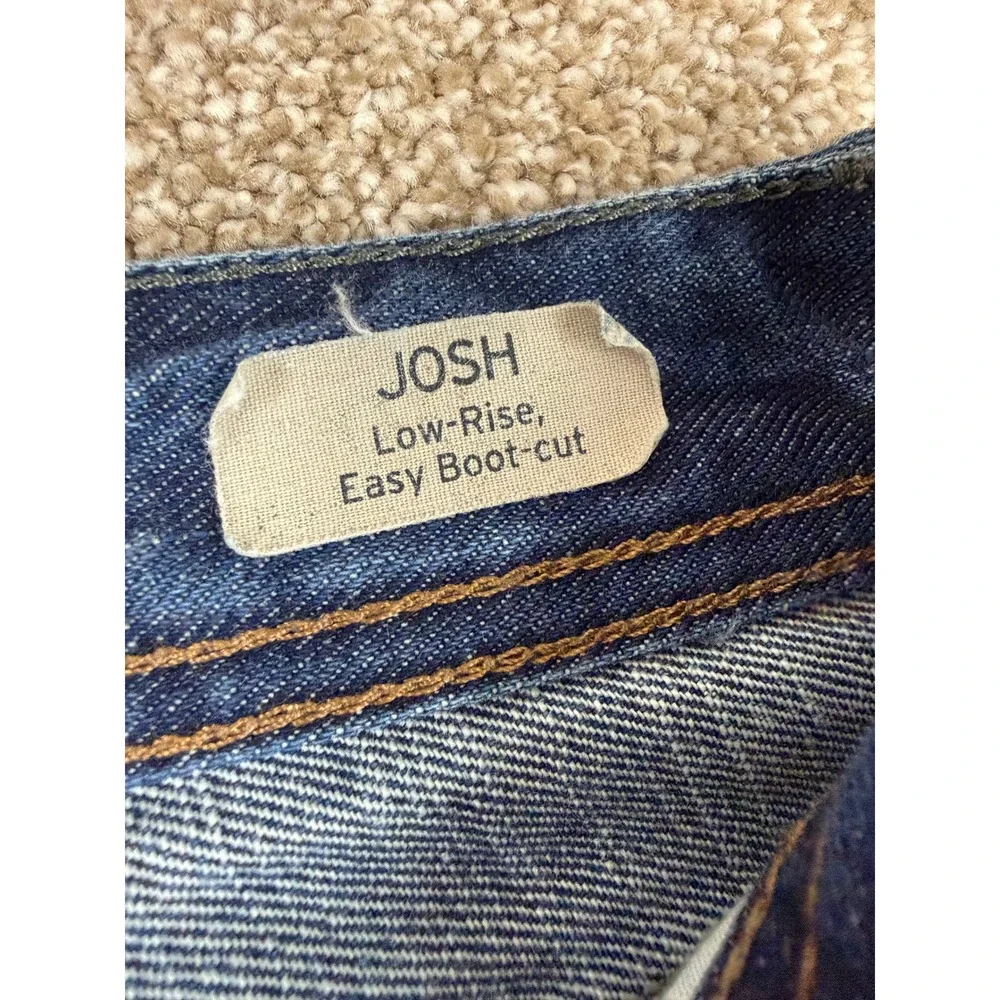 Y2K Mavi Josh Low Rise Easy Bootcut Jeans Mens 33x30 Medium Wash Denim Grunge